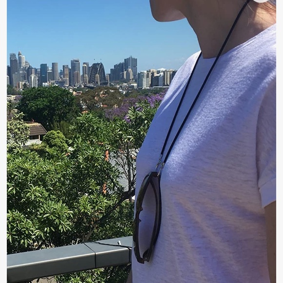 Artisan Accessories - Reading Glasses Holders Necklace Leather & Resin Necklaces Lot of 3 Unisex.